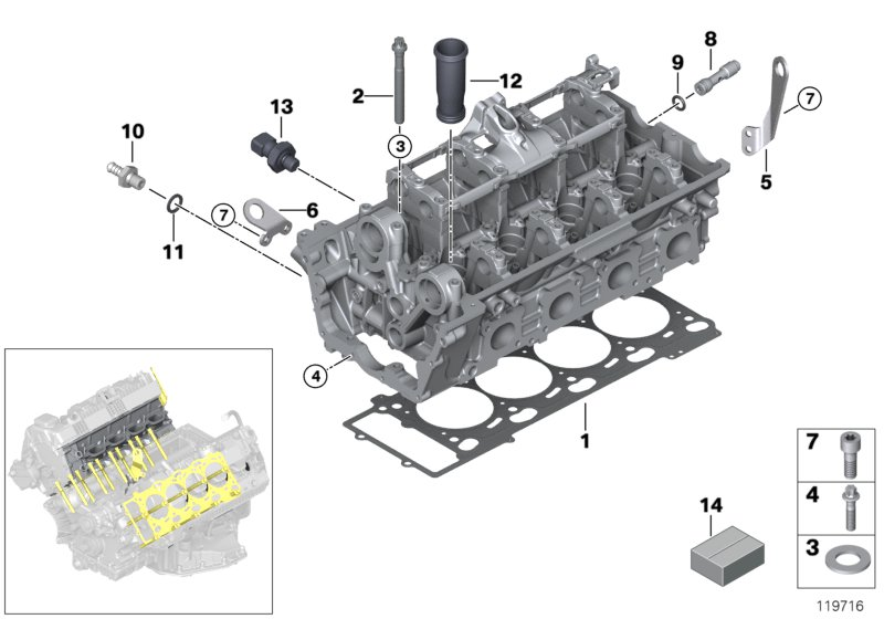 BMW 12 61 8 611 273 - Sensore, Pressione olio www.autoricambi360.it