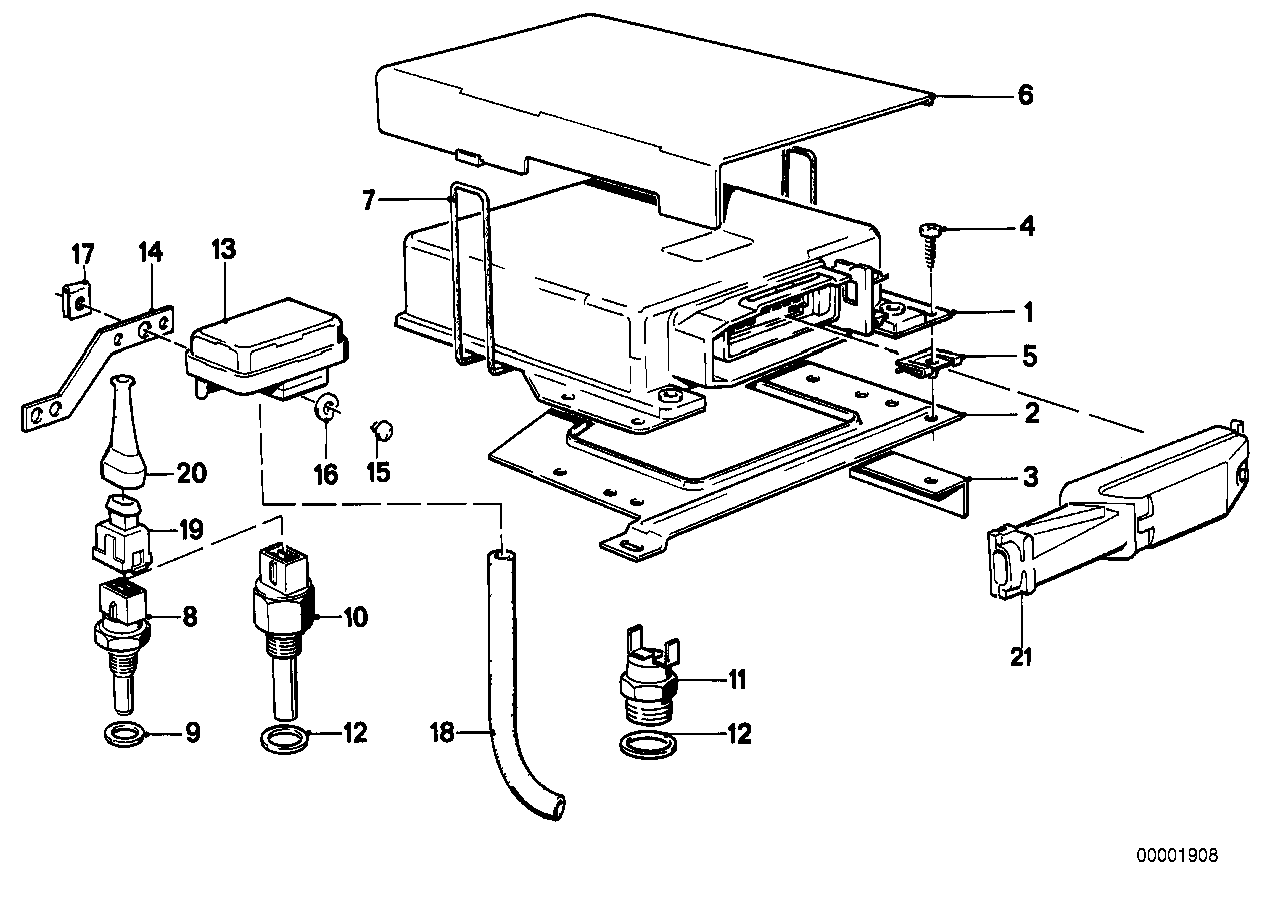 Delphi TS10250 - Sensore, Temperatura refrigerante www.autoricambi360.it