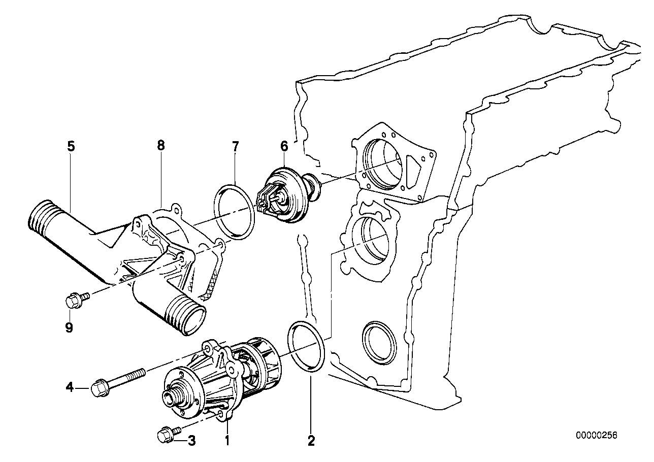 BMW 11 51 0 393 338 - Pompa acqua www.autoricambi360.it