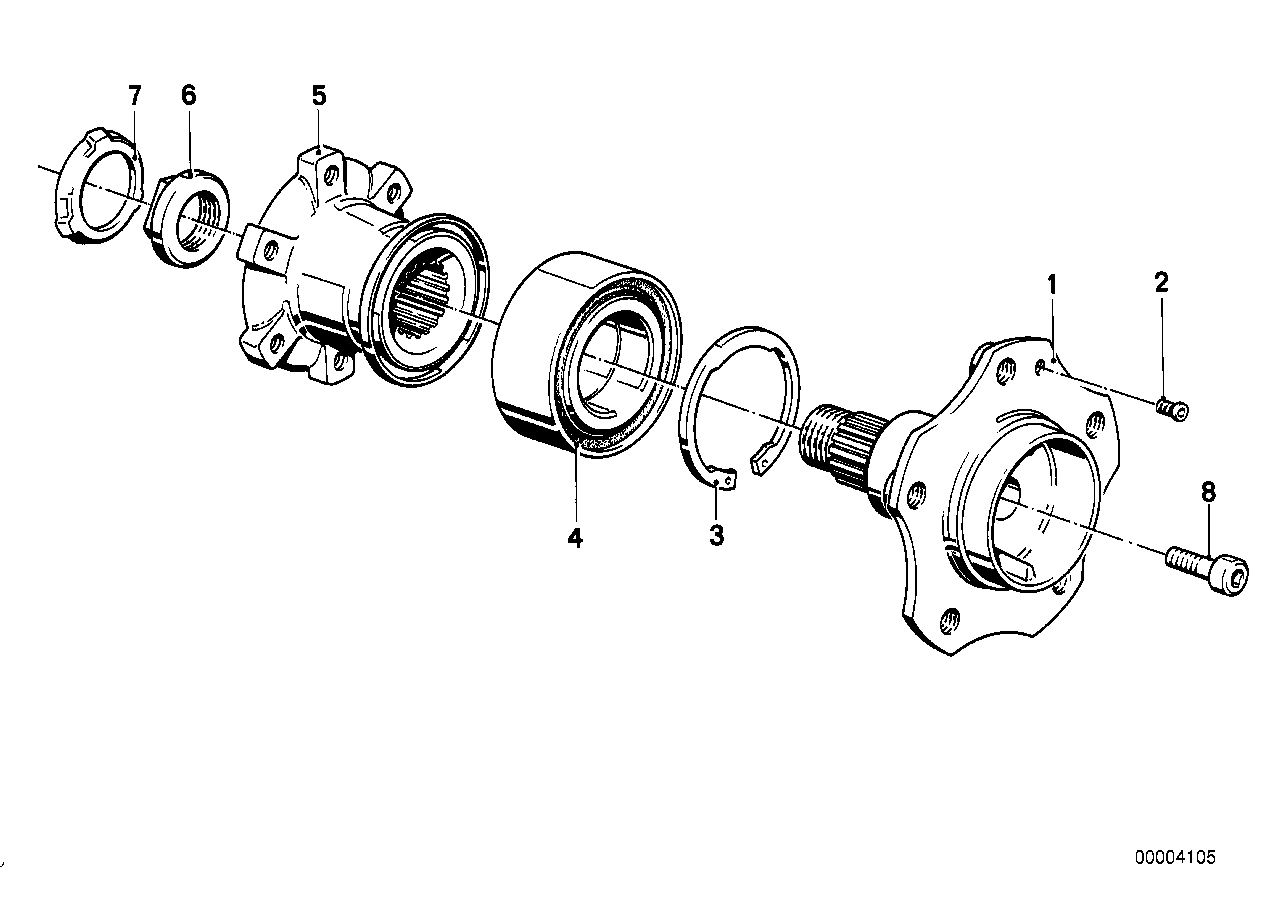 BMW 33 41 1 134 549 - Kit cuscinetto ruota www.autoricambi360.it