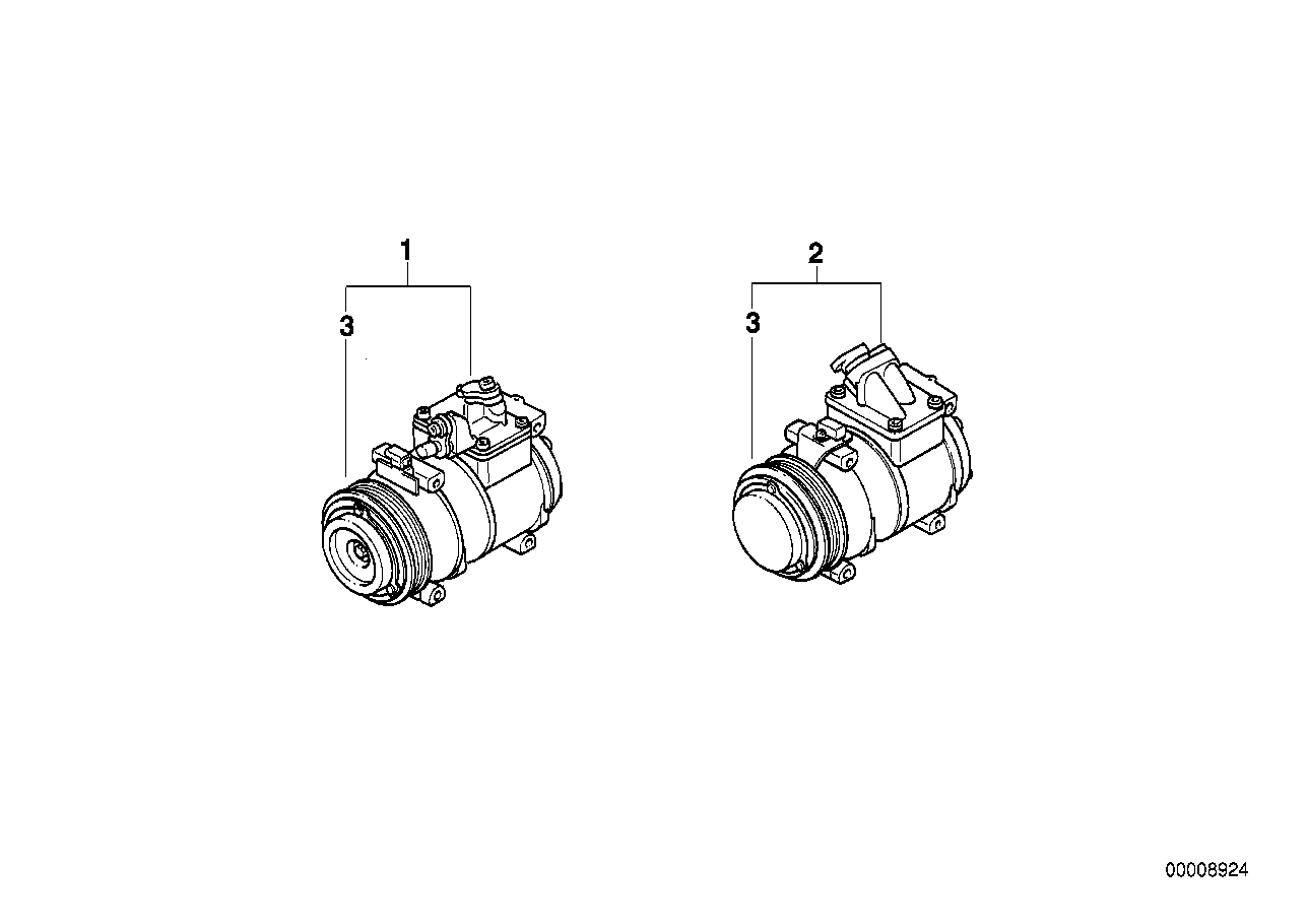 BMW 64 52 6 910 459 - Compressore, Climatizzatore www.autoricambi360.it