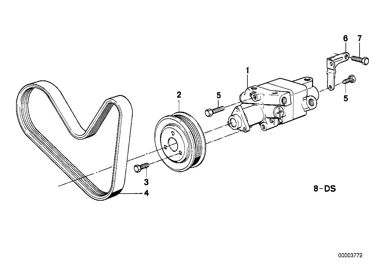 BMW 11 28 1 736 719 - Cinghia Poly-V www.autoricambi360.it