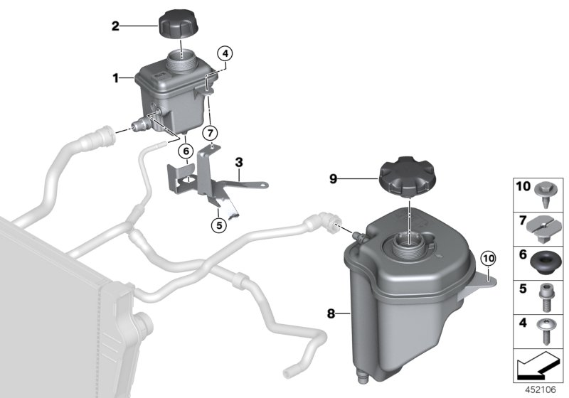 BMW 17138621092 - Serbatoio compensazione, Refrigerante www.autoricambi360.it
