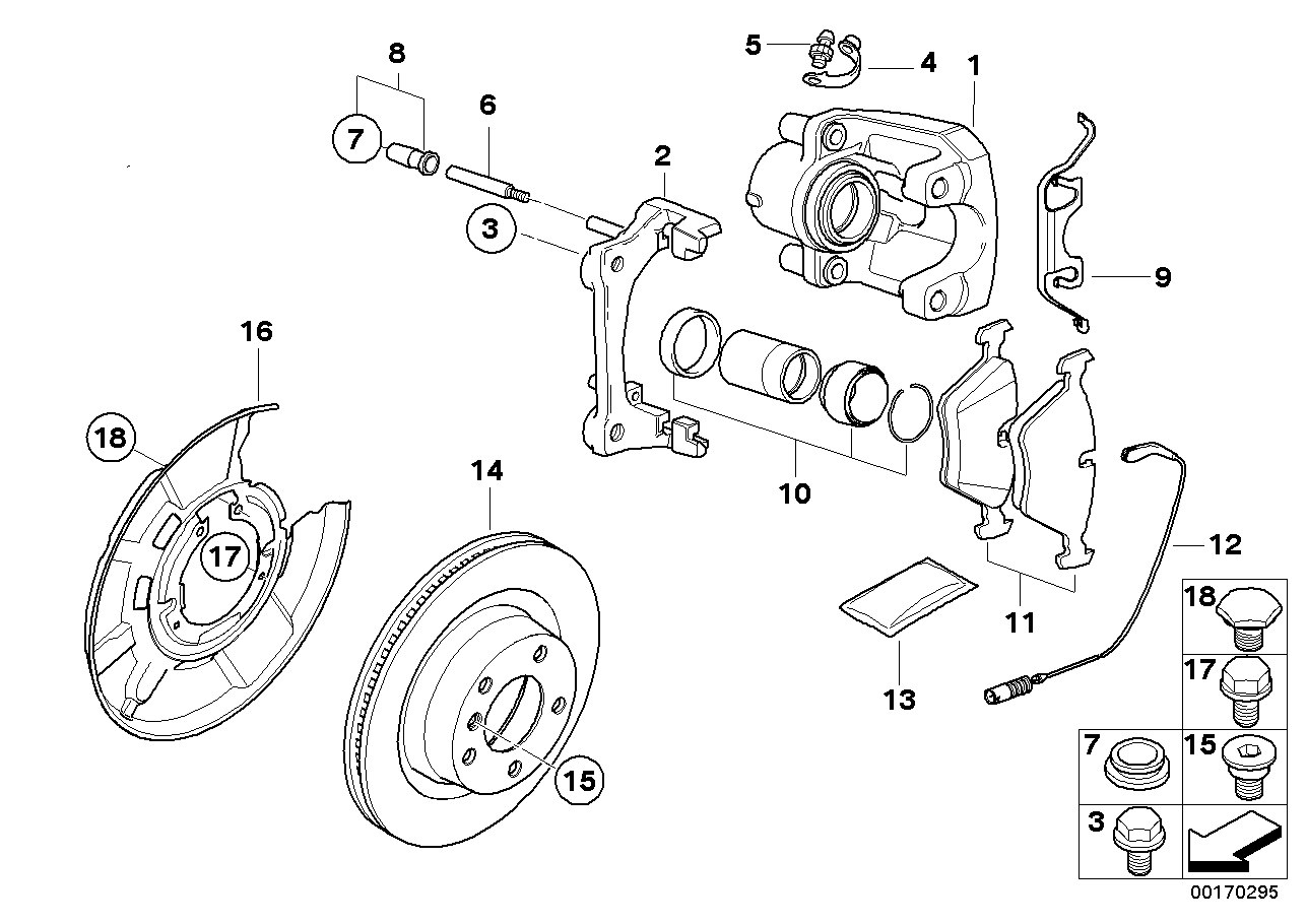 BMW 34 21 6 855 007 - Discofreno www.autoricambi360.it
