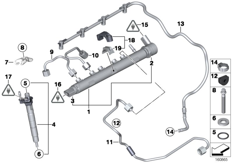 BMW 13537800602 - Sensore, Pressione carburante www.autoricambi360.it