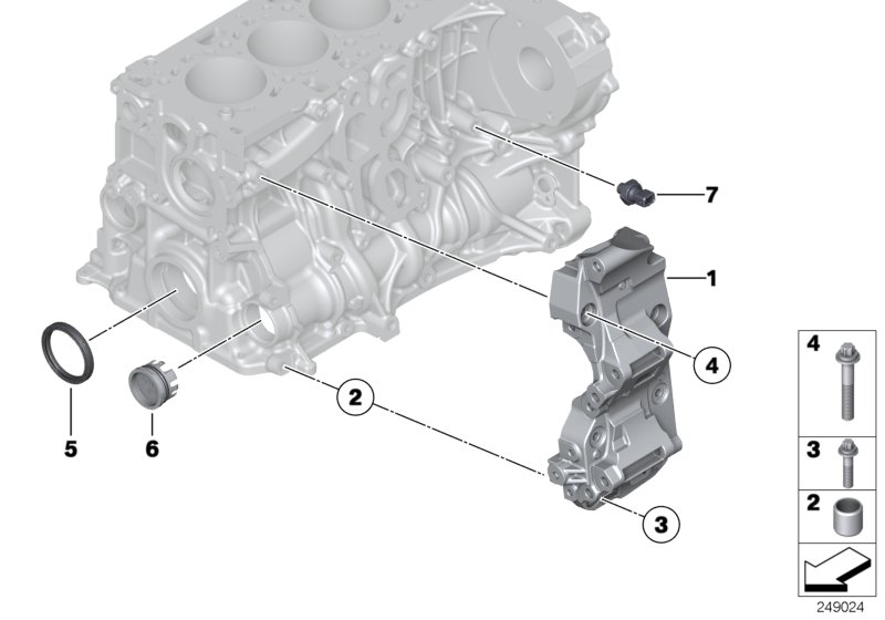 BMW 11 11 7 802 665 - Paraolio, Albero a gomiti www.autoricambi360.it