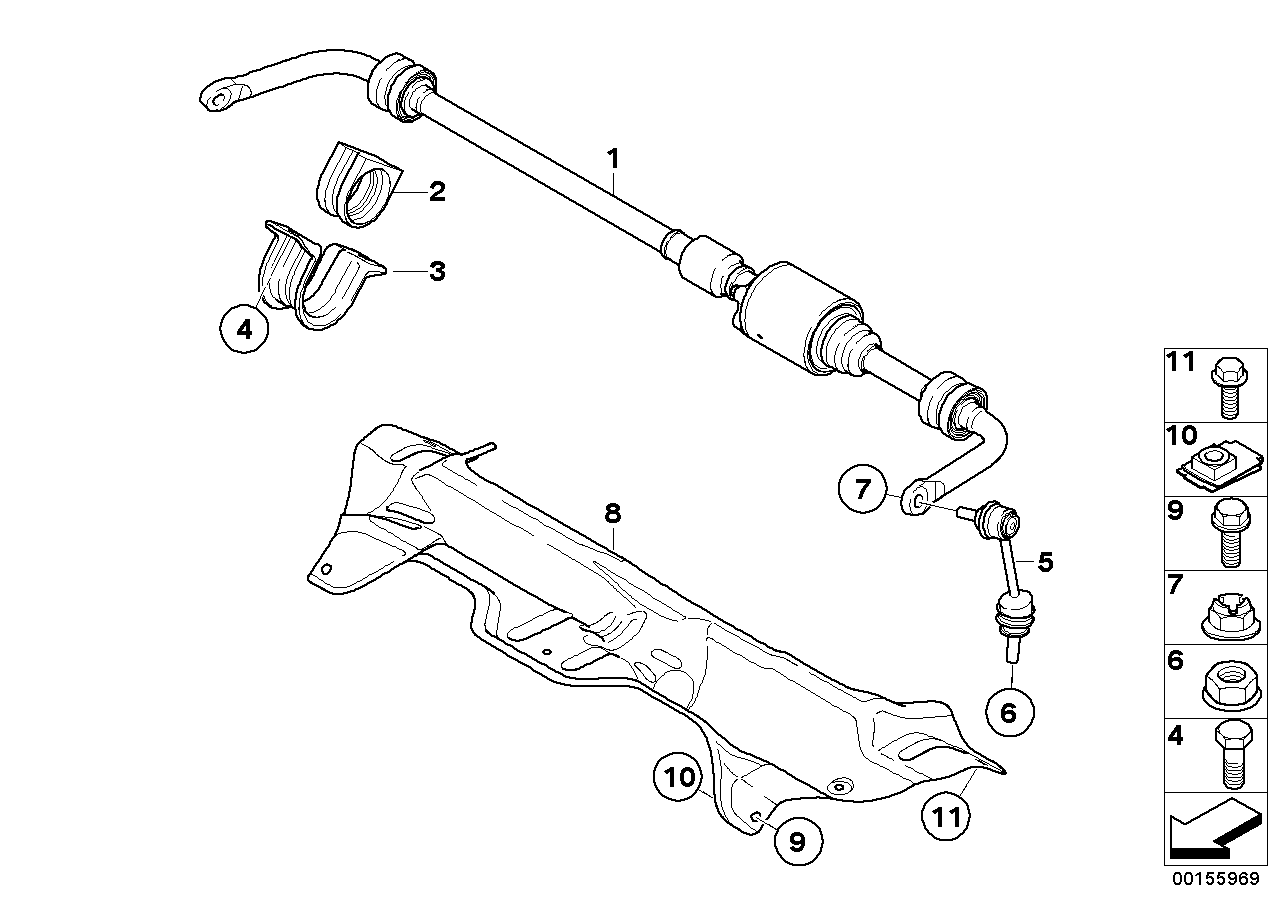 BMW 33 55 6 857 626 - Asta / Puntone, Stabilizzatore www.autoricambi360.it