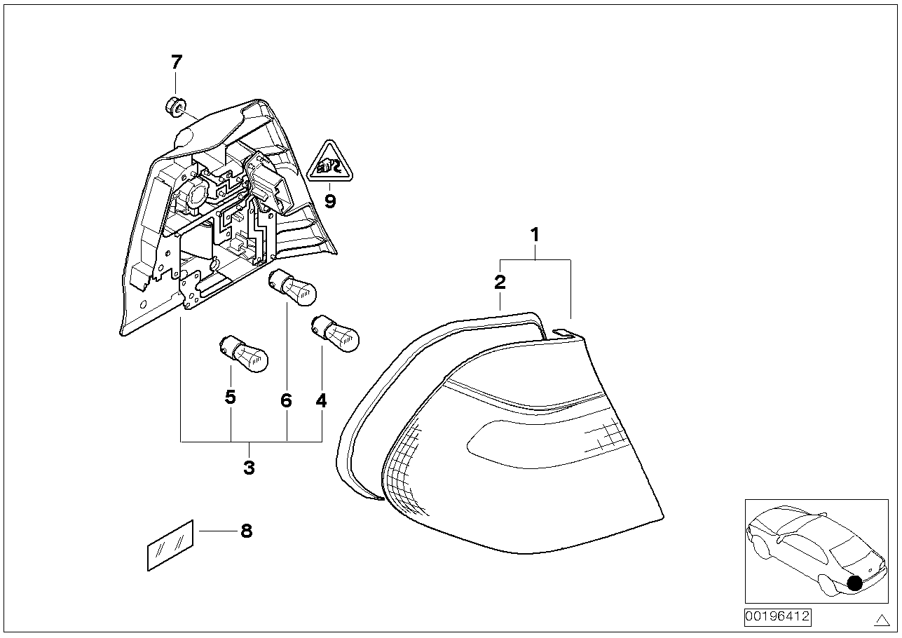 BMW 63 21 7 160 792 - Lampadina, Fendi / Retronebbia www.autoricambi360.it
