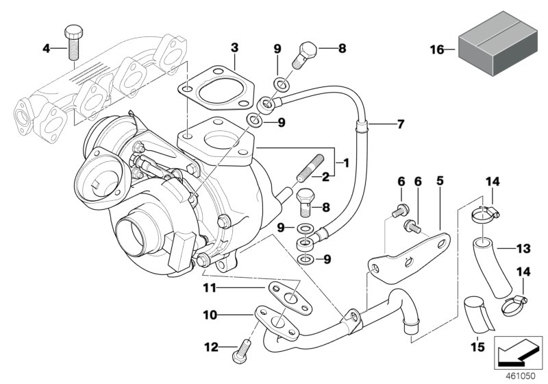 BMW 11652414341 - Turbocompressore, Sovralimentazione www.autoricambi360.it