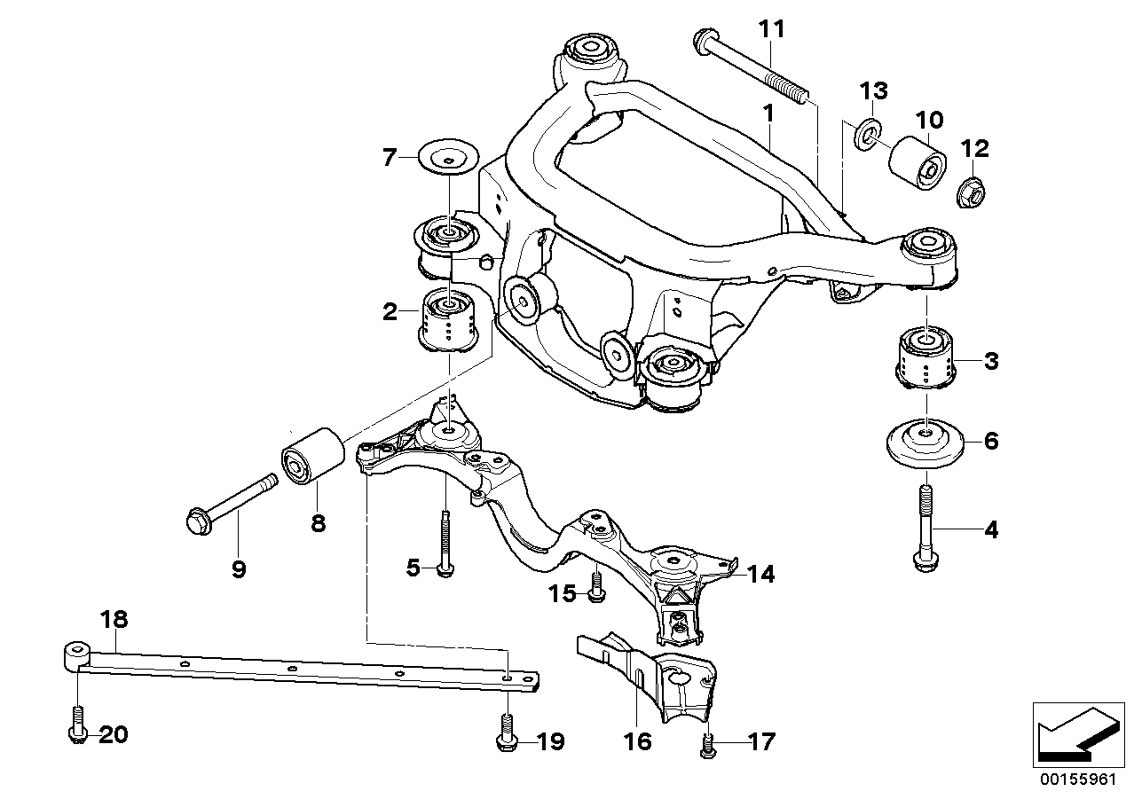 BMW 33 31 6 770 783 - Supporto, Braccio oscillante www.autoricambi360.it