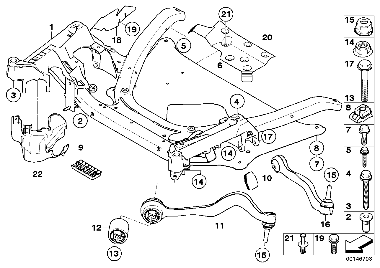 BMW 31122347963 - Supporto, Braccio oscillante www.autoricambi360.it