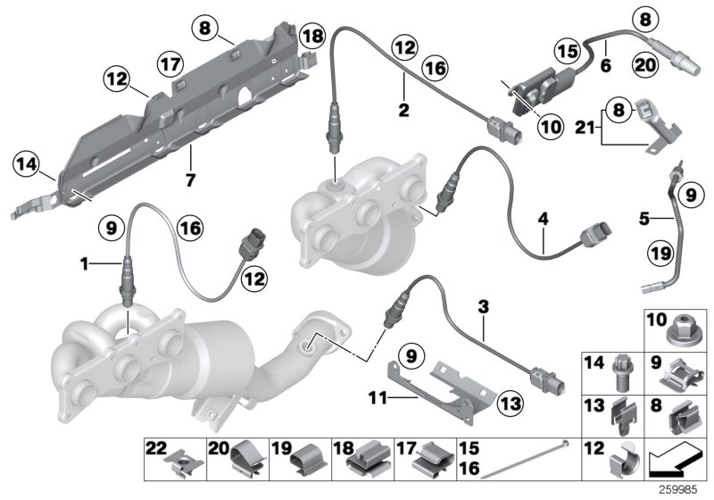 BMW 11787545243 - Sonda lambda www.autoricambi360.it