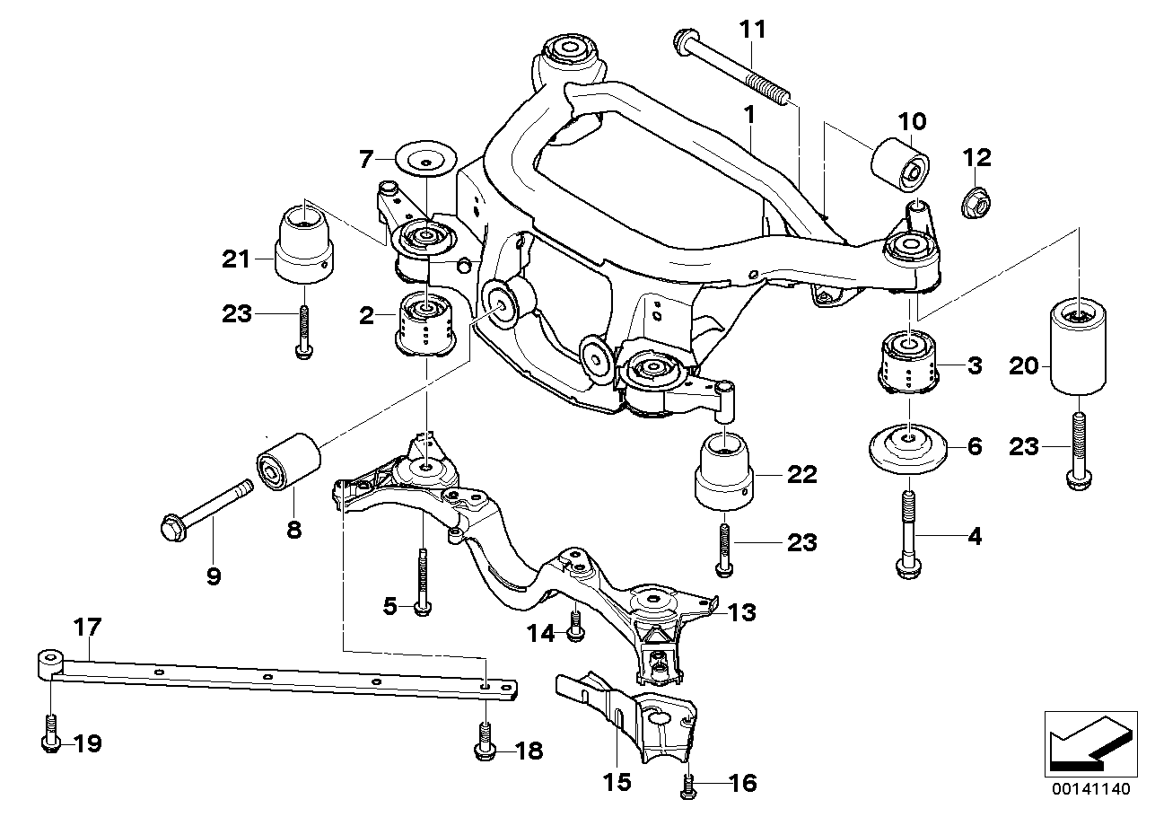 BMW 33 17 6 751 808 - Supporto, Ripartitore di coppia www.autoricambi360.it