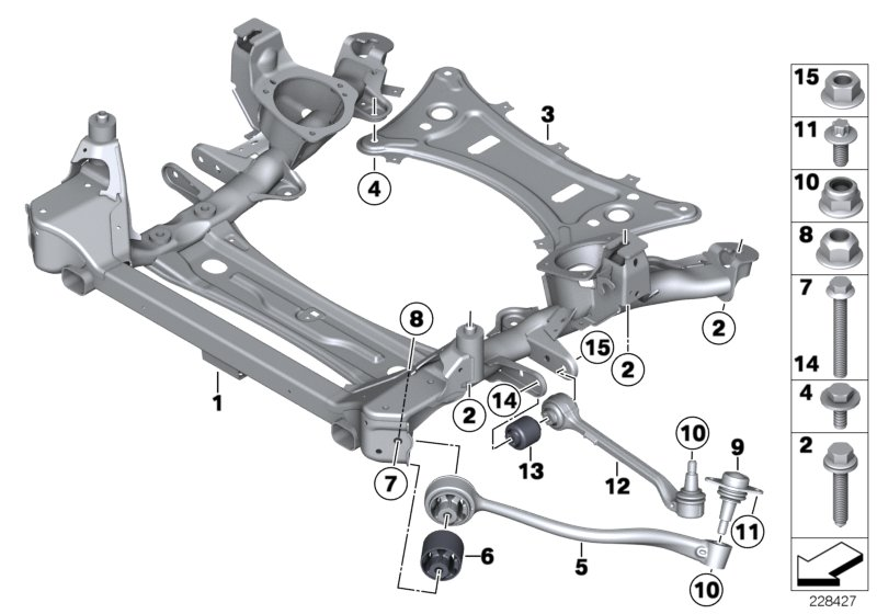 Sasic 2256113 - Supporto, Braccio oscillante www.autoricambi360.it