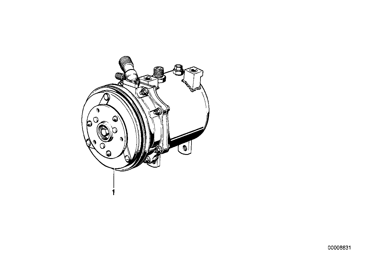 BMW 64528385911 - Compressore, Climatizzatore www.autoricambi360.it