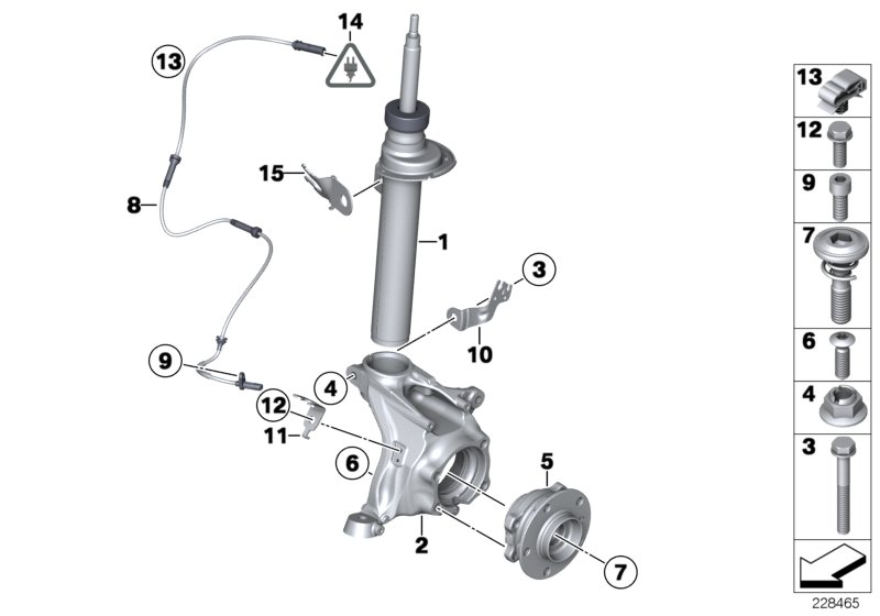 BMW 31 20 6 795 249 - Kit riparazione, Braccio oscillante www.autoricambi360.it