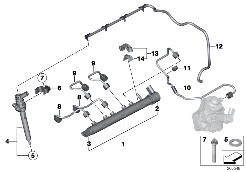 BMW 13537800602 - Sensore, Pressione carburante www.autoricambi360.it