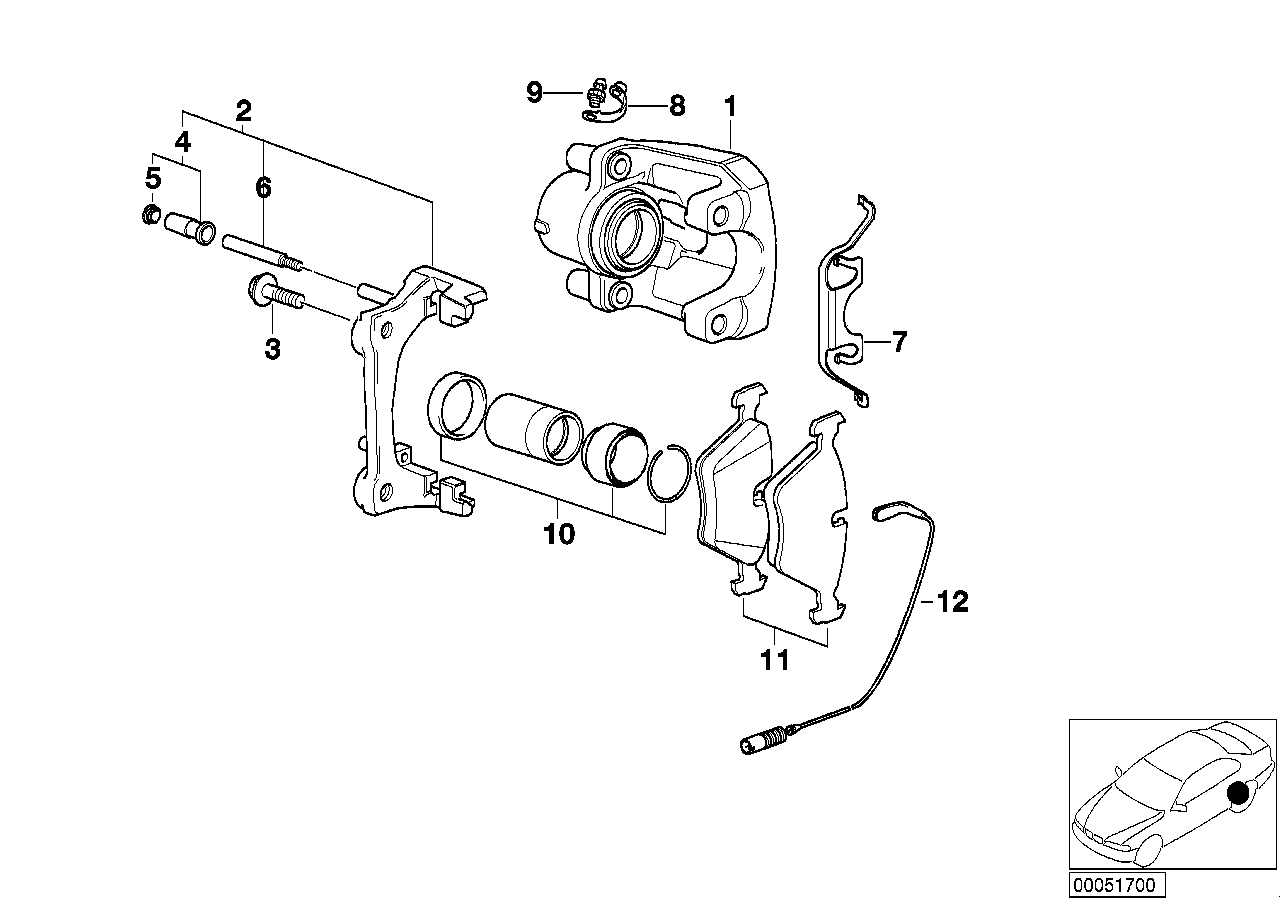 BMW 34 21 6 778 168 - Kit pastiglie freno, Freno a disco www.autoricambi360.it