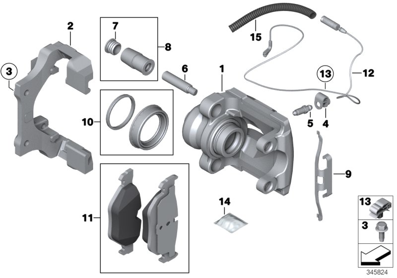 TRW GDB1626 - Kit pastiglie freno, Freno a disco www.autoricambi360.it