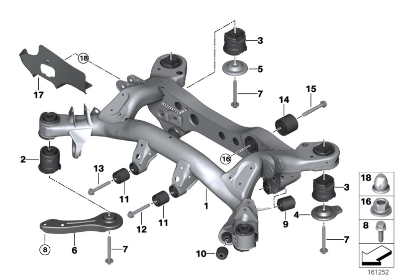 BMW 33 32 6 763 092 - Supporto, Braccio oscillante www.autoricambi360.it