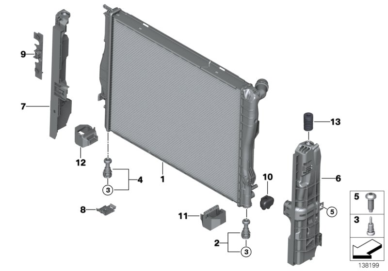 NRF 53472 - Radiatore, Raffreddamento motore www.autoricambi360.it