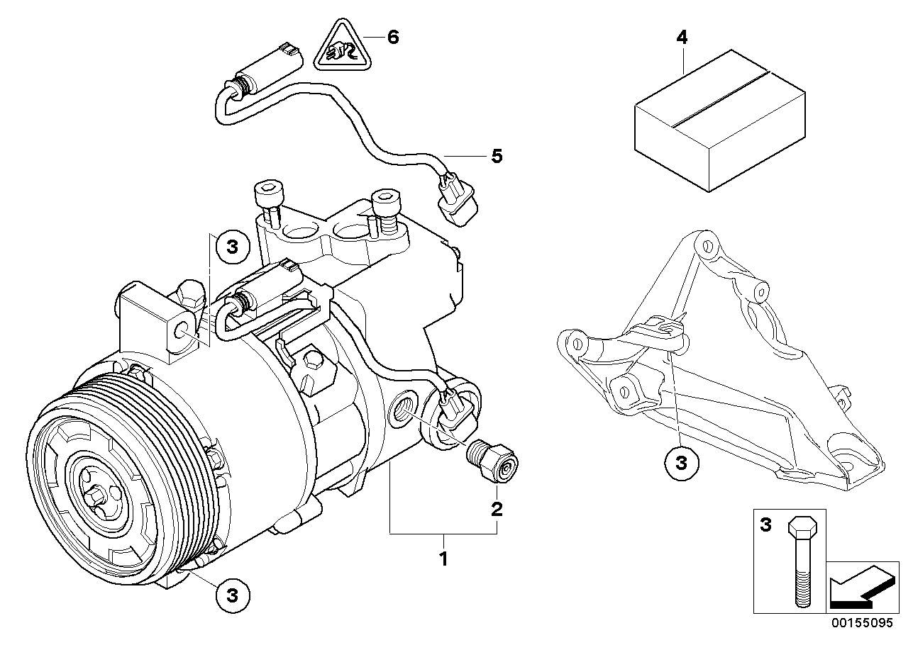BMW 6452.6.987.766 - Compressore, Climatizzatore www.autoricambi360.it