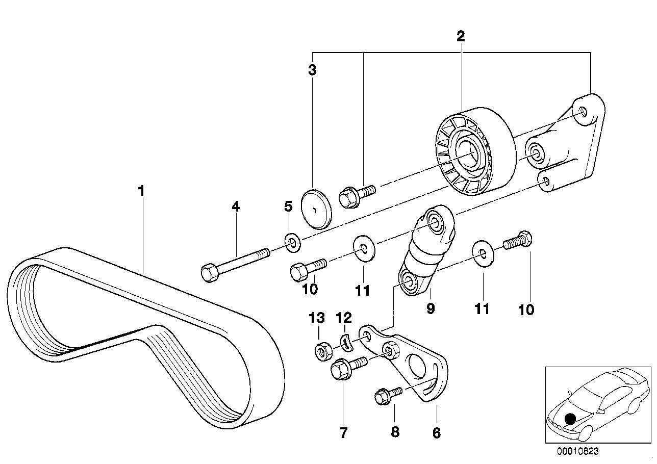 GATES 5PK1023 - Cinghia Poly-V www.autoricambi360.it