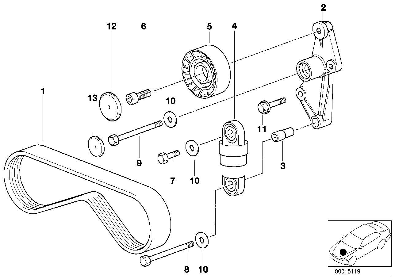 GATES 5PK908 - Cinghia Poly-V www.autoricambi360.it