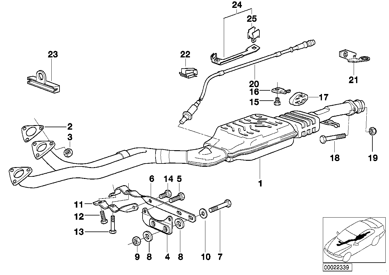 BMW 11 78 1 748 762 - Sonda lambda www.autoricambi360.it