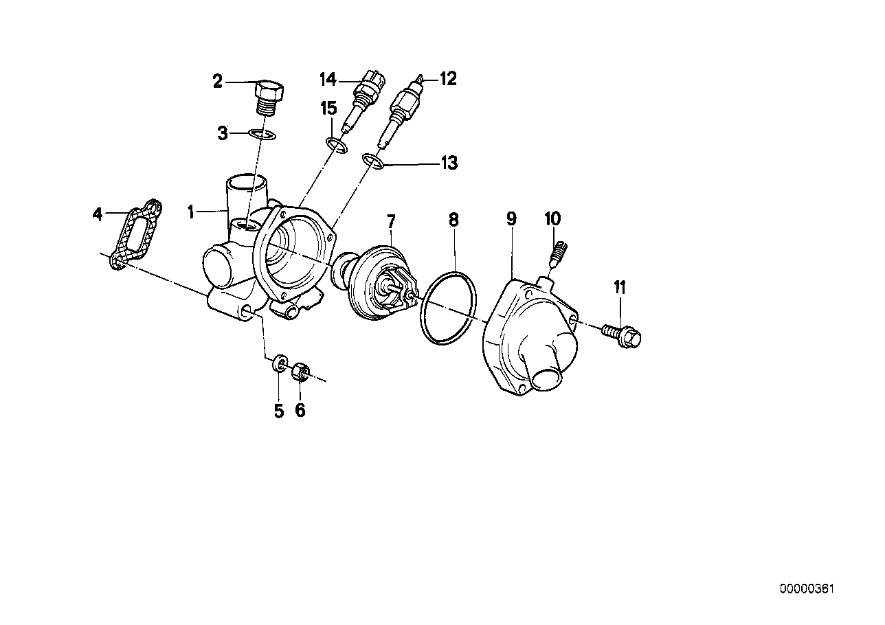 BMW 13 62 1 709 966 - Sensore, Temperatura refrigerante www.autoricambi360.it