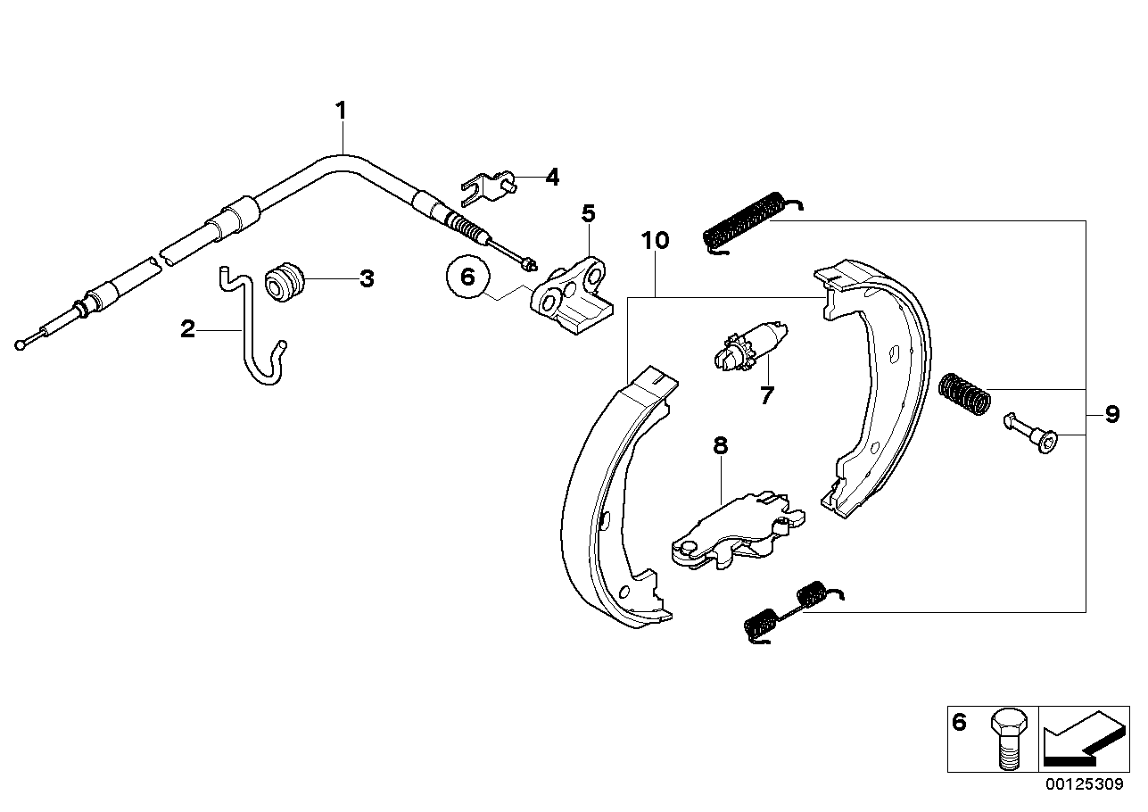 Samko 89110 - Kit ganasce, Freno stazionamento www.autoricambi360.it