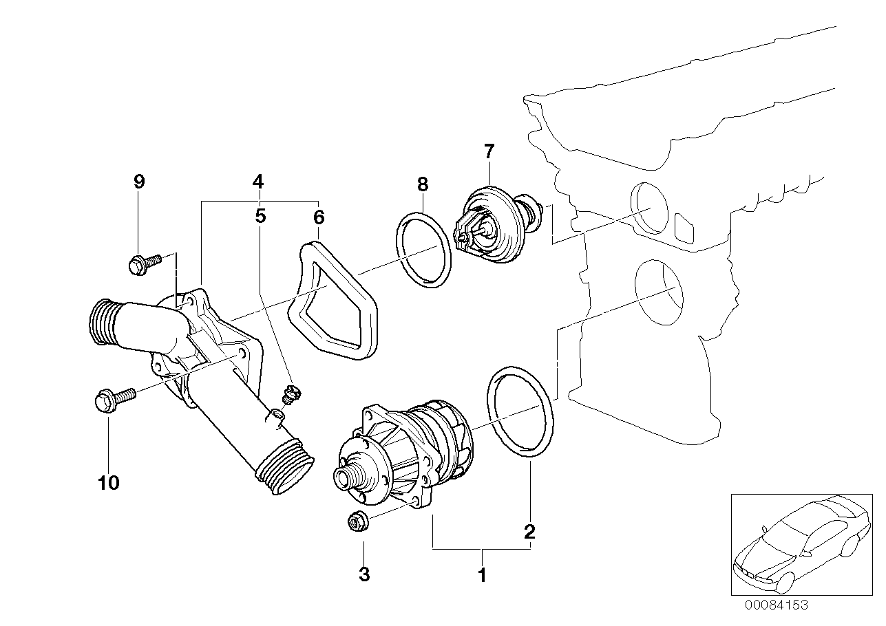BMW 11 51 7 527 799 - Pompa acqua www.autoricambi360.it