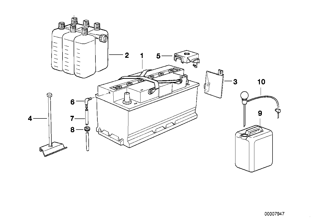 BMW 61217604822 - Batteria avviamento www.autoricambi360.it