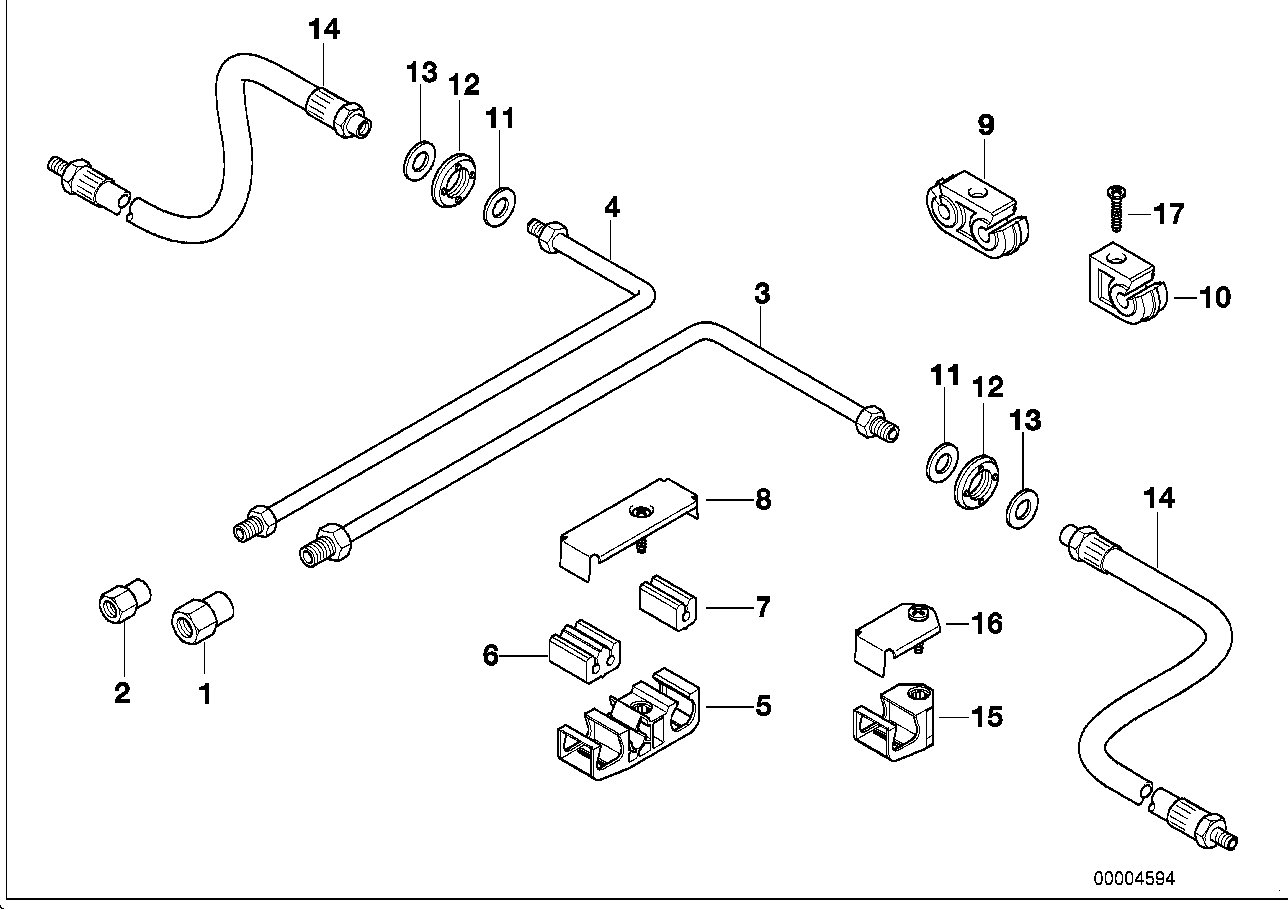 BMW 34301163080 - Flessibile del freno www.autoricambi360.it
