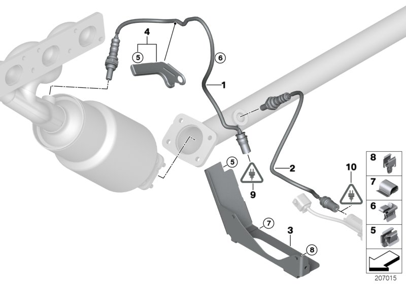 BMW 11 78 7 561 410 - Sonda lambda www.autoricambi360.it