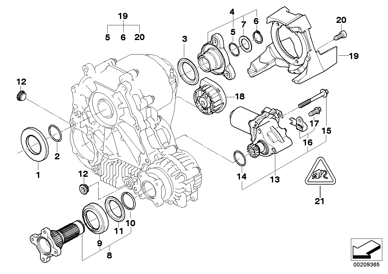 BMW 33117525064 - Ripartitore di coppia www.autoricambi360.it
