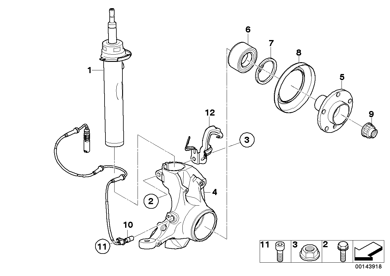 BMW 31226783913 - Kit cuscinetto ruota www.autoricambi360.it