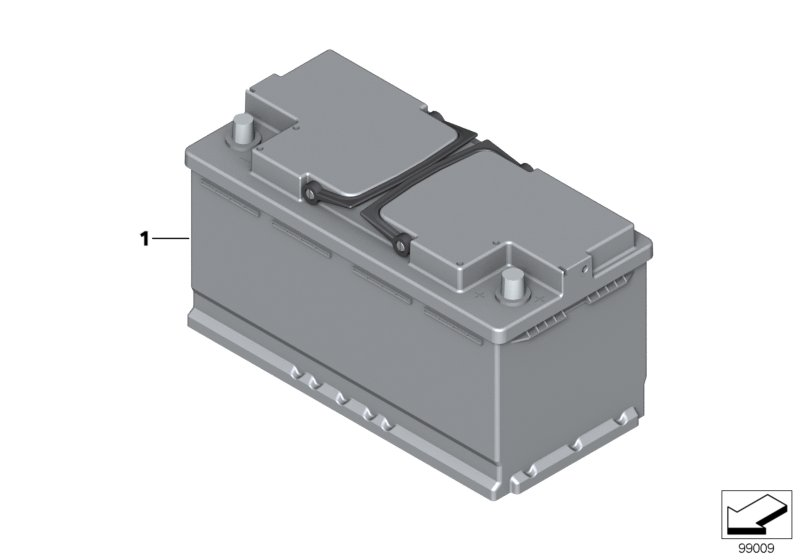 BMW 61 21 6 901 817 - Batteria avviamento www.autoricambi360.it