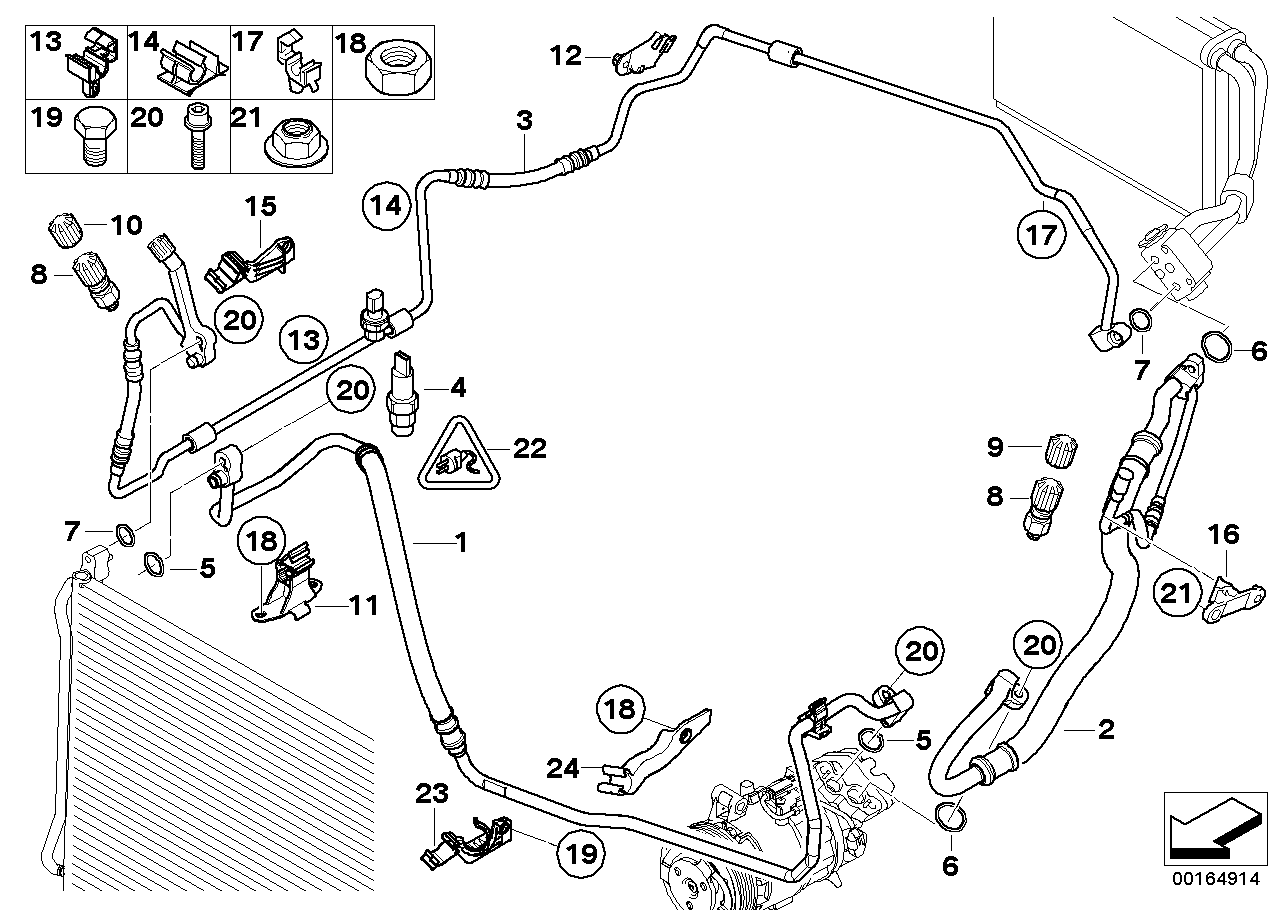 BMW 64536946346 - Interruttore a pressione, Climatizzatore www.autoricambi360.it