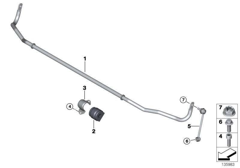 BMW 33 55 6 761 001 - Bronzina cuscinetto, Barra stabilizzatrice www.autoricambi360.it