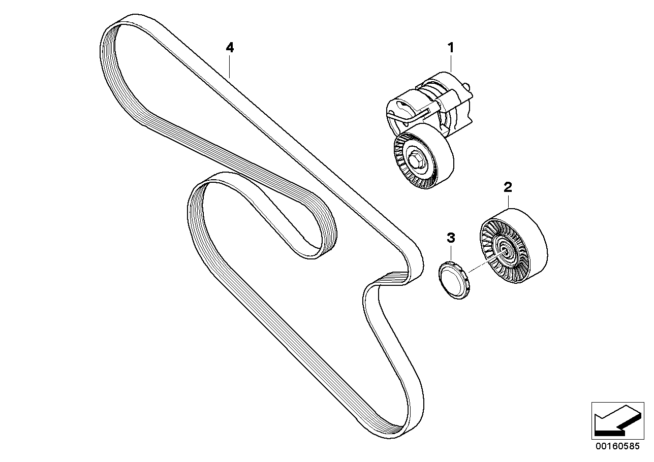 GATES 7PK1103 - Cinghia Poly-V www.autoricambi360.it