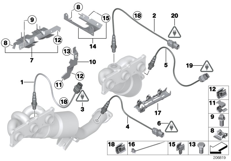 BMW 11787545075 - Sonda lambda www.autoricambi360.it
