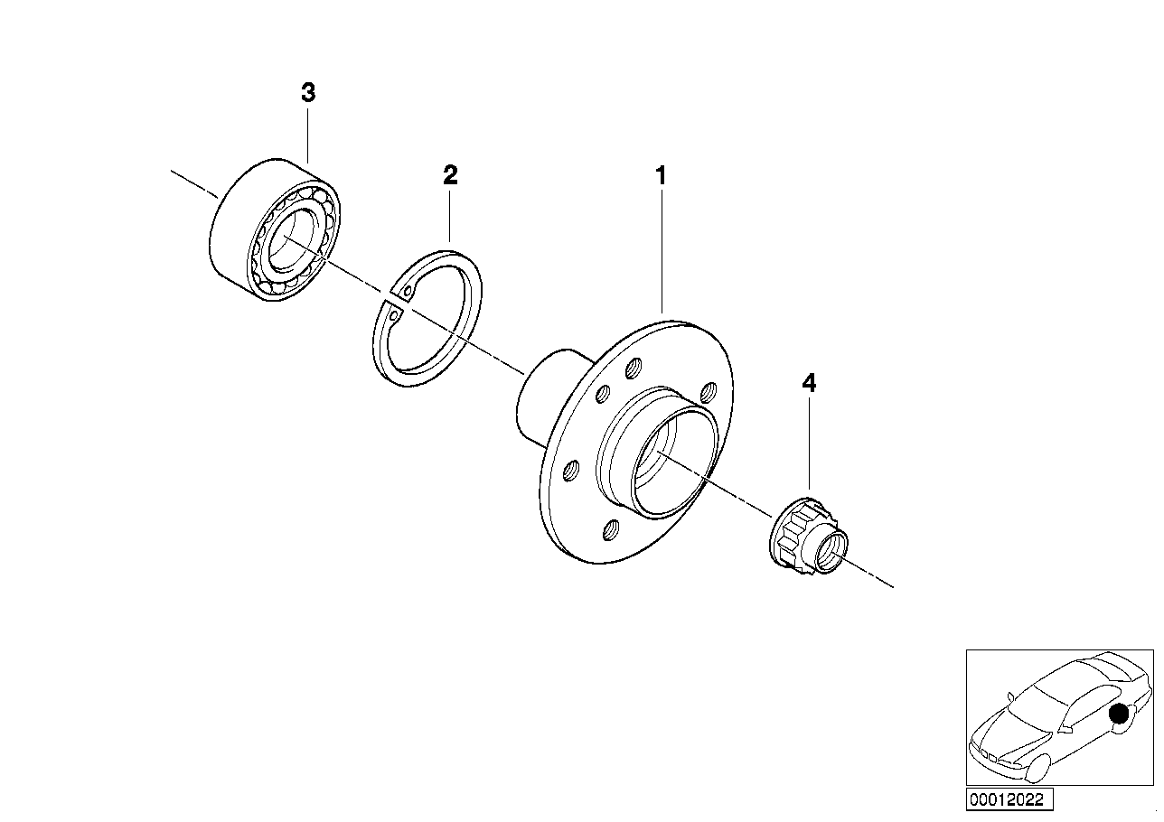 BMW 33416762317 - Cuscinetto ruota www.autoricambi360.it