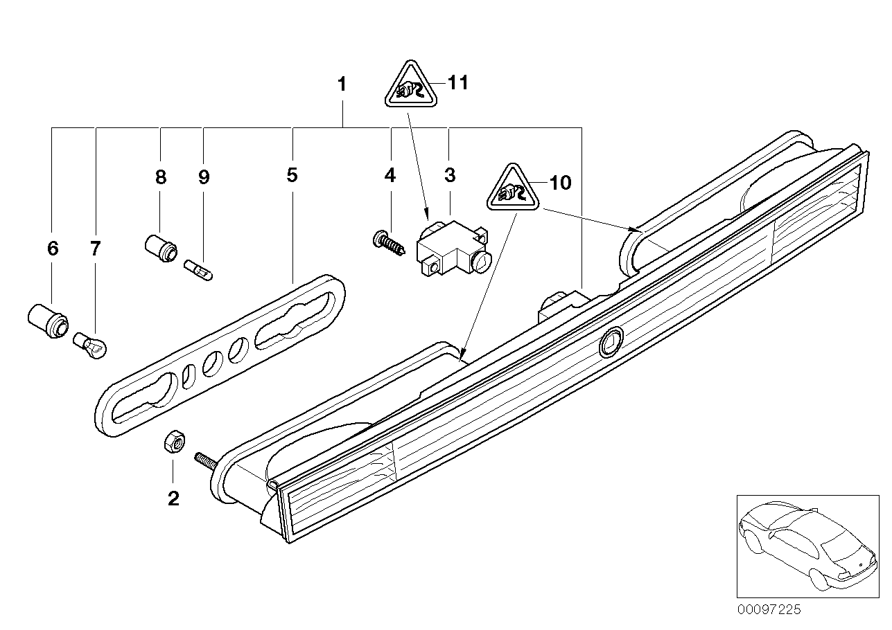 BMW 63 21 7 160 797 - Lampadina, Illuminazione strumentazione www.autoricambi360.it