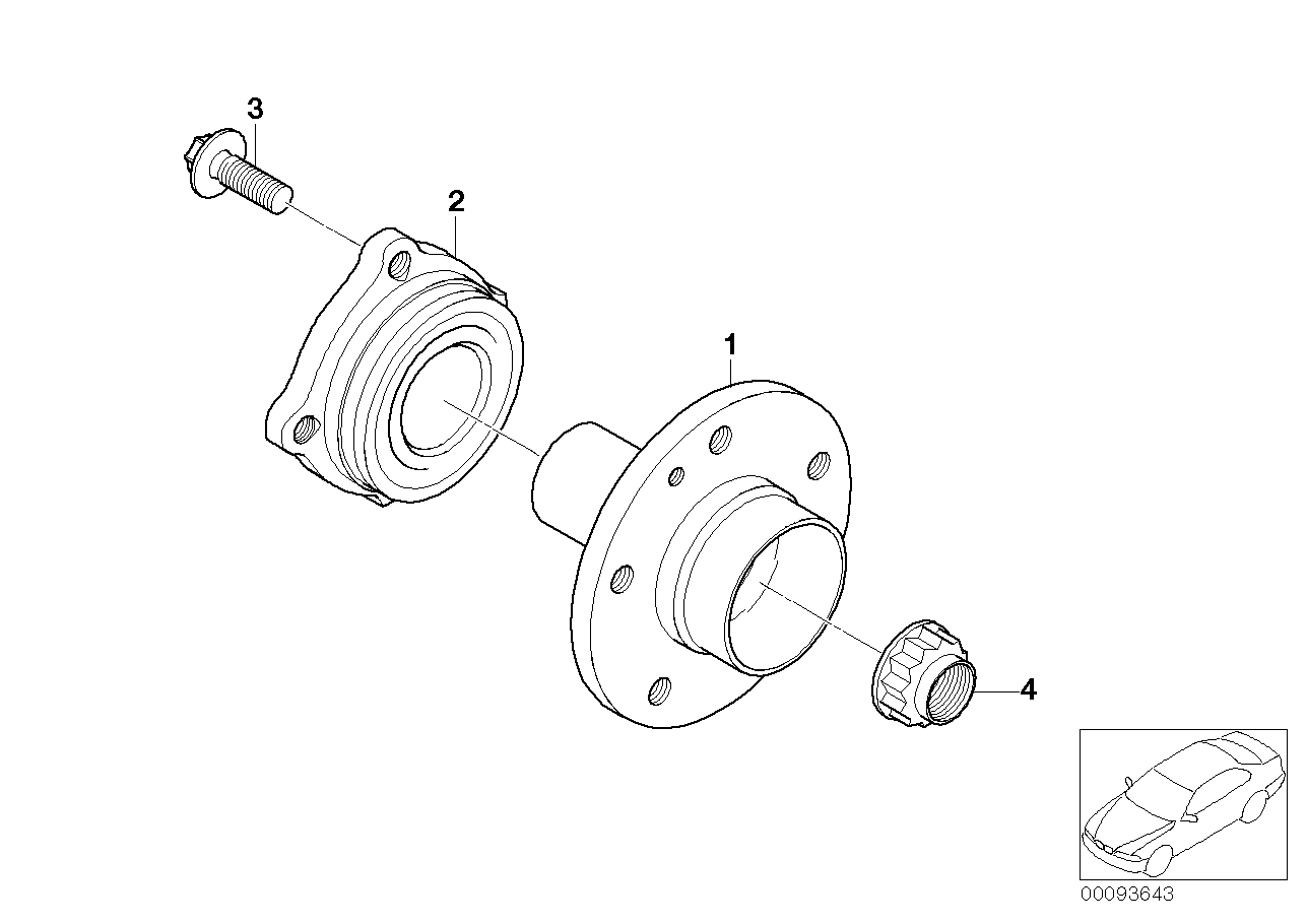 BMW 33411095238 - Kit cuscinetto ruota www.autoricambi360.it