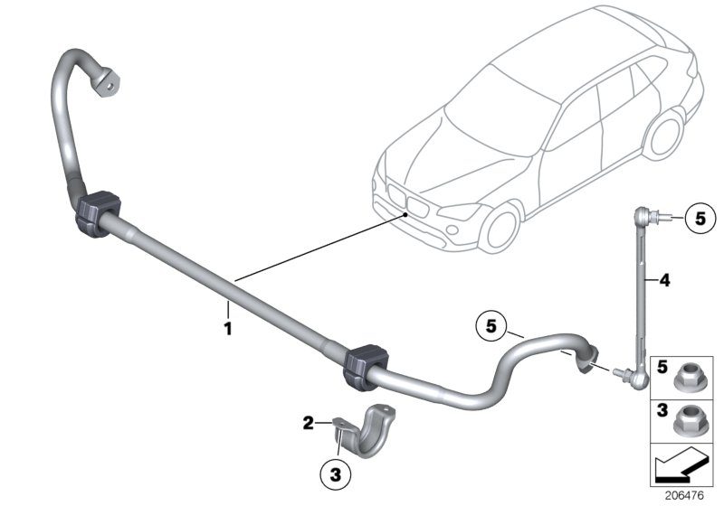 BMW 31 35 6 765 933 - Asta / Puntone, Stabilizzatore www.autoricambi360.it