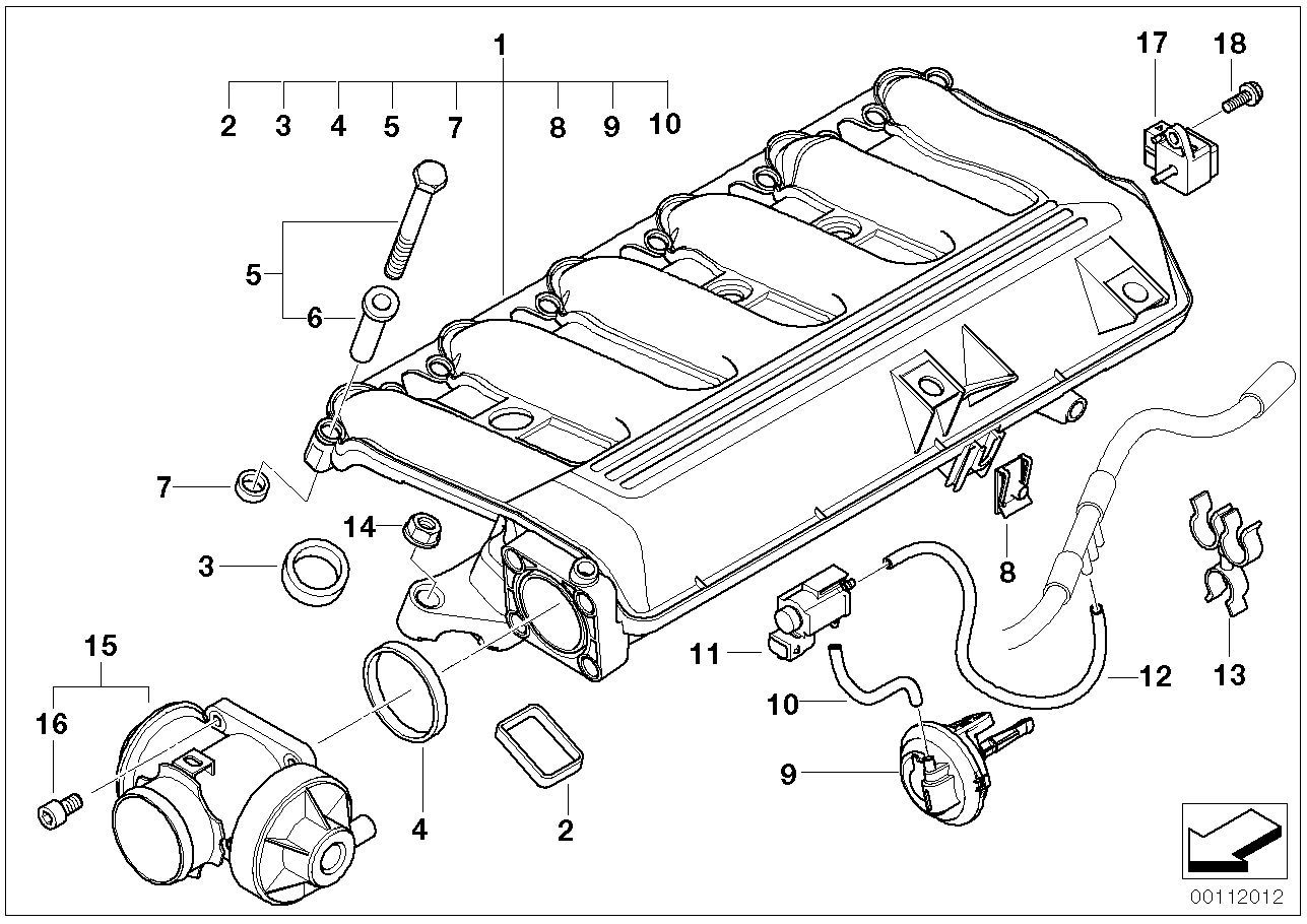 BMW 13 61 7 787 142 - Sensore, Pressione alimentazione www.autoricambi360.it