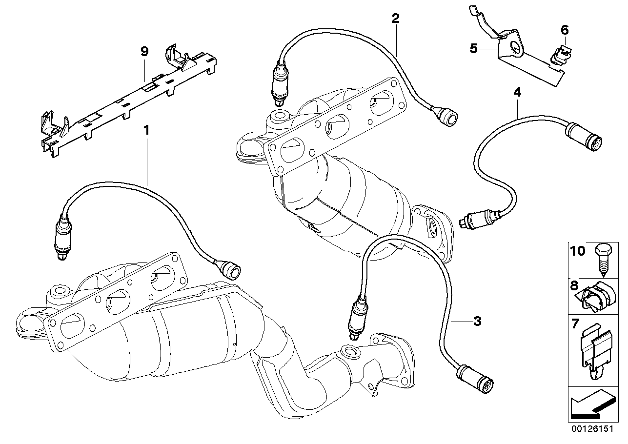BMW 11781742050 - Sonda lambda www.autoricambi360.it
