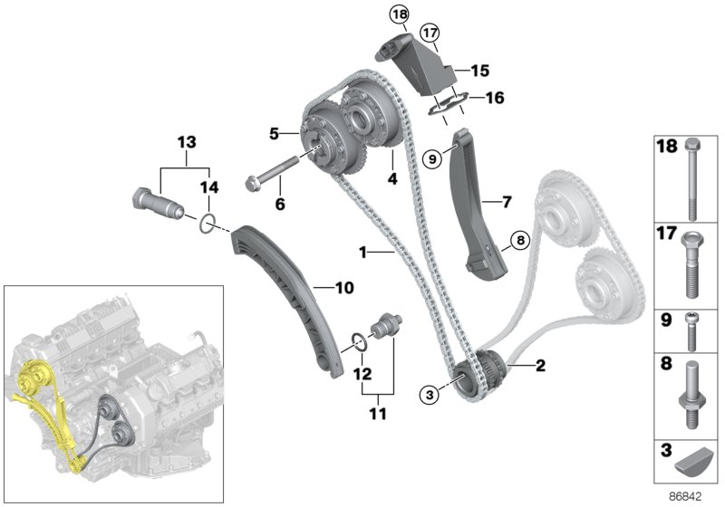 BMW 11 31 7 507 432 - Anello di tenuta, vite di scarico olio www.autoricambi360.it