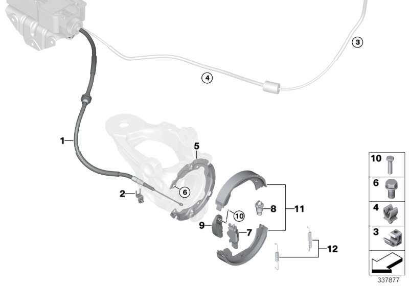 Samko 89110 - Kit ganasce, Freno stazionamento www.autoricambi360.it